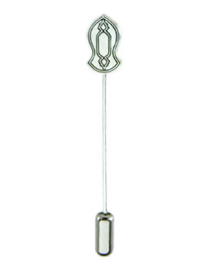 Adam Hijab Pin Black Lines in Black Lines