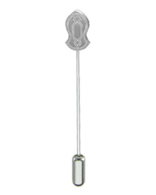 Adam Hijab Pin White Lines in White Lines