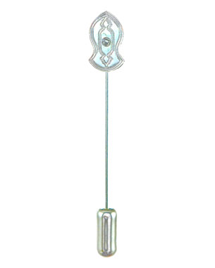 Solid Adam Hijab Pin with Gem in Solid with Gem