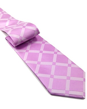 Beautifully Bold Crisscross Tie in Pink/Light Pink