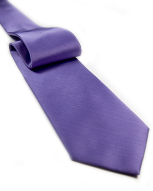 Light Color Solid Tie in Purple