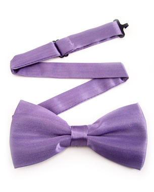Purple Non Silk Bow Ties in Purple