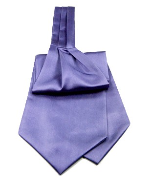 Purple Non Silk Ascot Ties in Purple