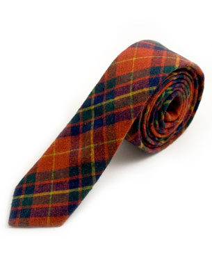 Red Blue Yellow Green Skinny Cotton Ties in Red/Blue/Yellow/Green
