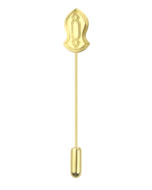 All Gold Adam Hijab Pin in Gold
