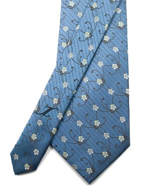Value Chain Tie in Blue/Brown/White