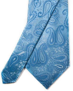 Top Line Tie in Light Blue/Blue
