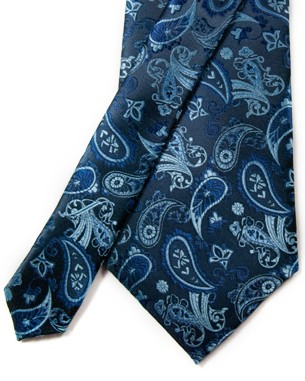 Moving Measures Tie in Dark Blue/Light Blue/Blue
