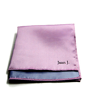 Pink On Gray Pink Pocket Squares in Pink On Gray Pink
