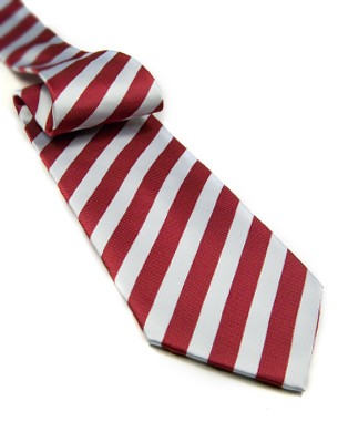 Red and White Tie in Red/White