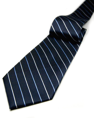 Slim Alternating Pin Stripe Tie | Jaan J. - The Home of Non-Silk Vegan Ties